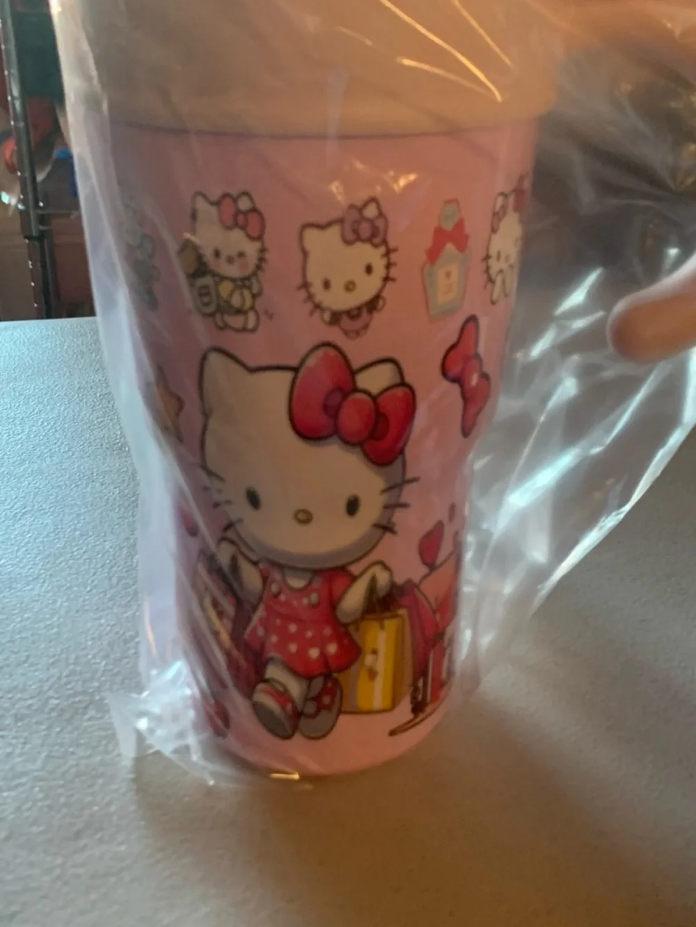 Sanrio Hello Kitty Pink and Red Disposable Party Cup